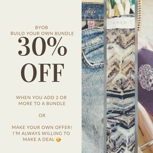 🌧🌫RAINY DAY DISCOUNT! BYOB 30% OFF